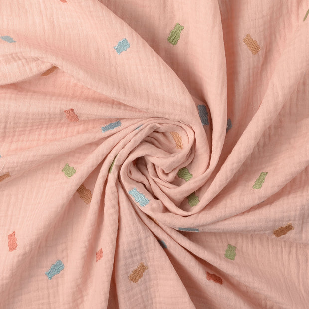 Muslin fabric Pink 