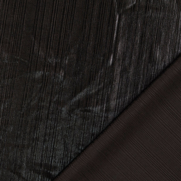 Polyester Jersey fabric Unicolour foiled 