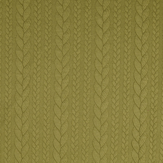 Jacquard fabric Olive Green 