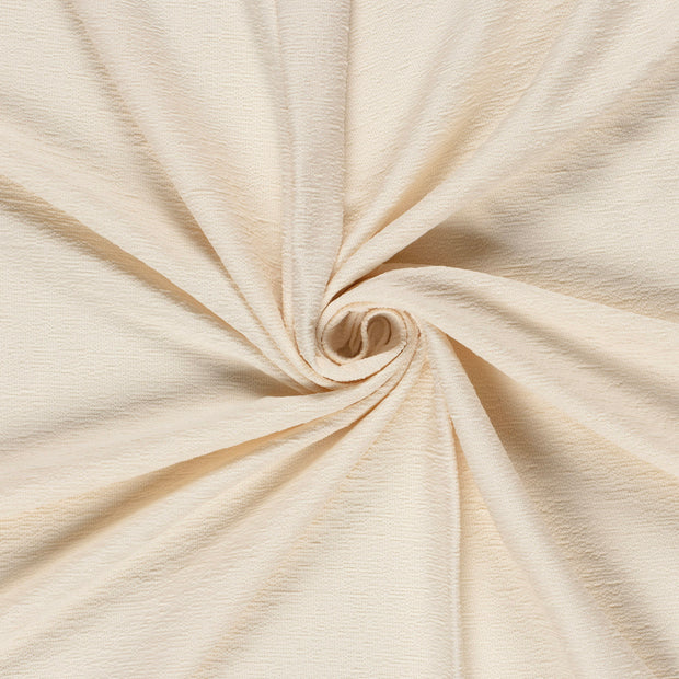 Terry Crepe fabric Ivory 