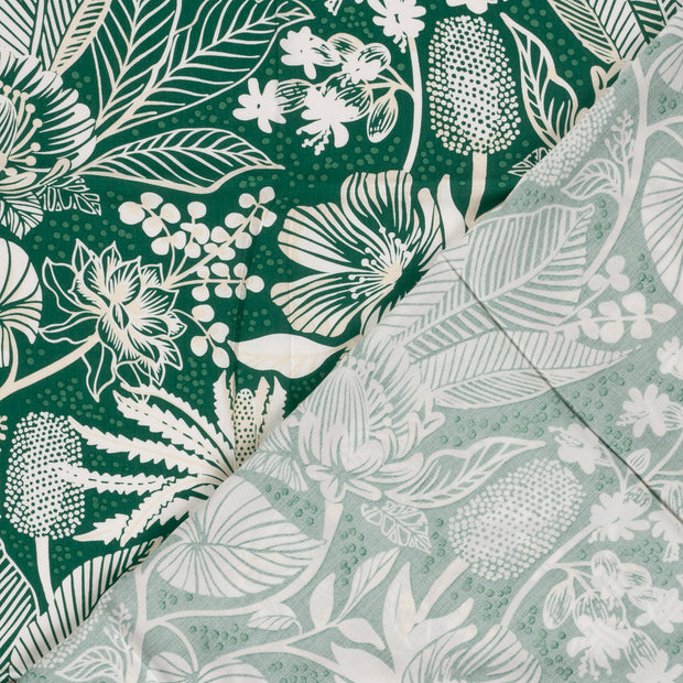 Bamboo Poplin fabric Flowers printed 