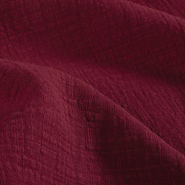 Muslin fabric Unicolour Bordeaux