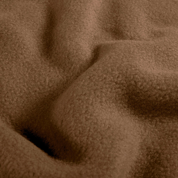 Polar Fleece fabrik Uni Braun