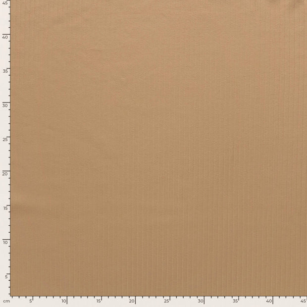 Rib Jersey fabric Unicolour Nude