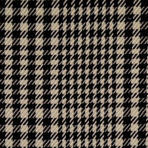 Bouclé fabric Pied de poule Black