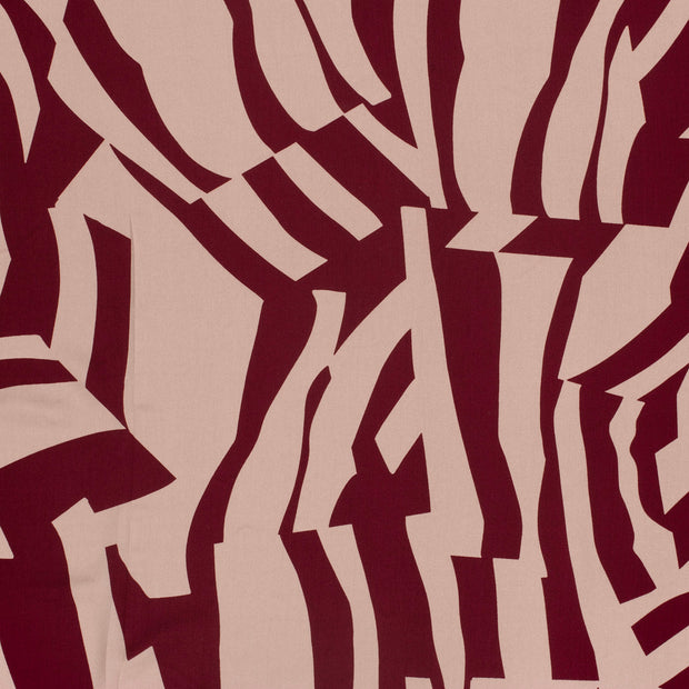 Viscose Poplin fabric Bordeaux 
