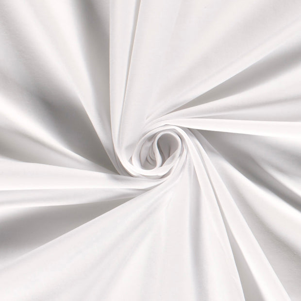 Jersey fabric Unicolour Optical White