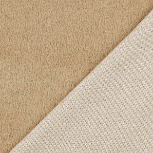 Fake Fur fabric Beige 