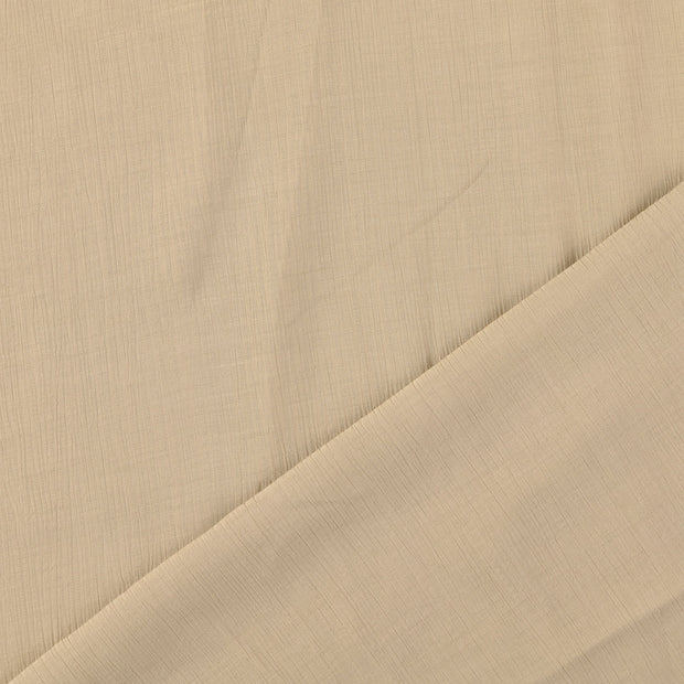 Viscose Poplin fabric Beige crushed 