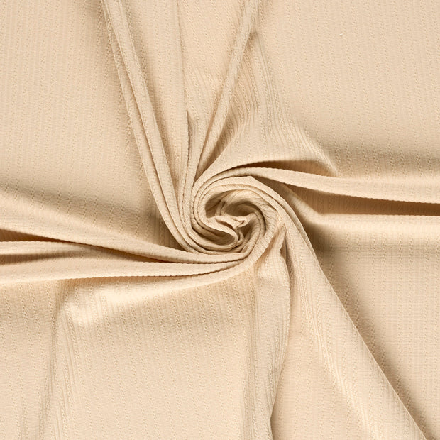 Pointelle tissu Beige 