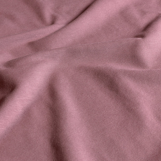 Cotton Jersey GOTS organic fabric Unicolour Mauve