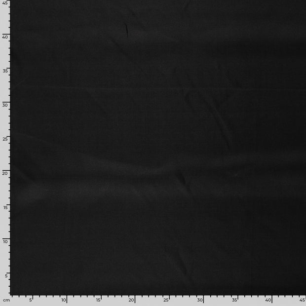 Satin fabric Unicolour Black