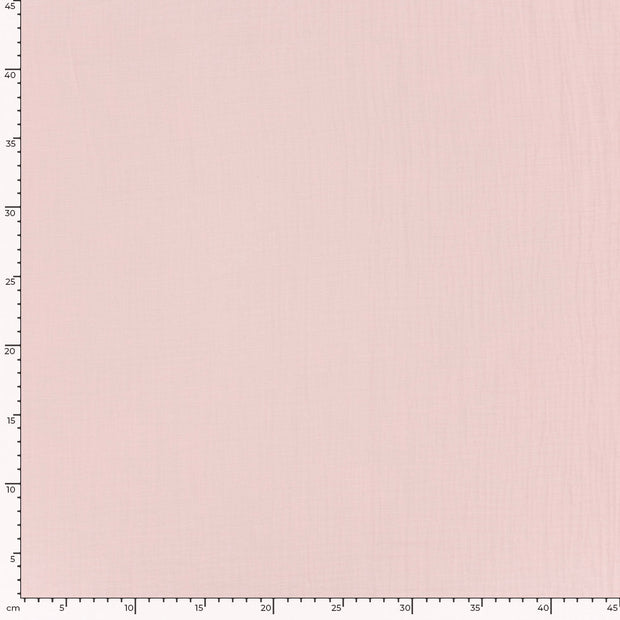 Muselina tela Unicolor Rosa claro
