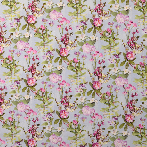 Cotton Poplin fabric Flowers 