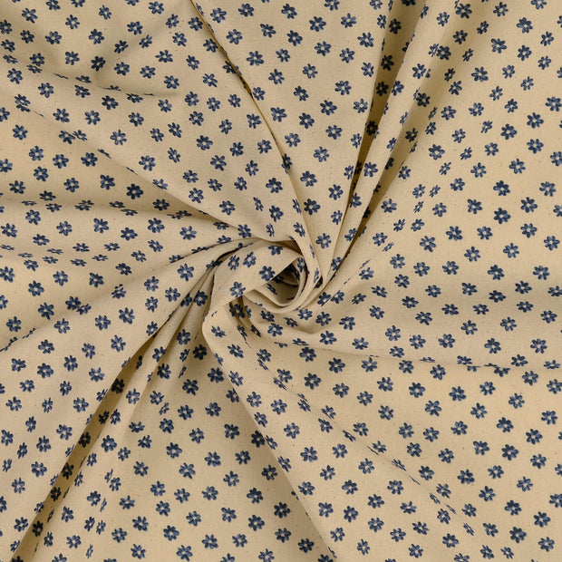Cretonne fabric Indigo 
