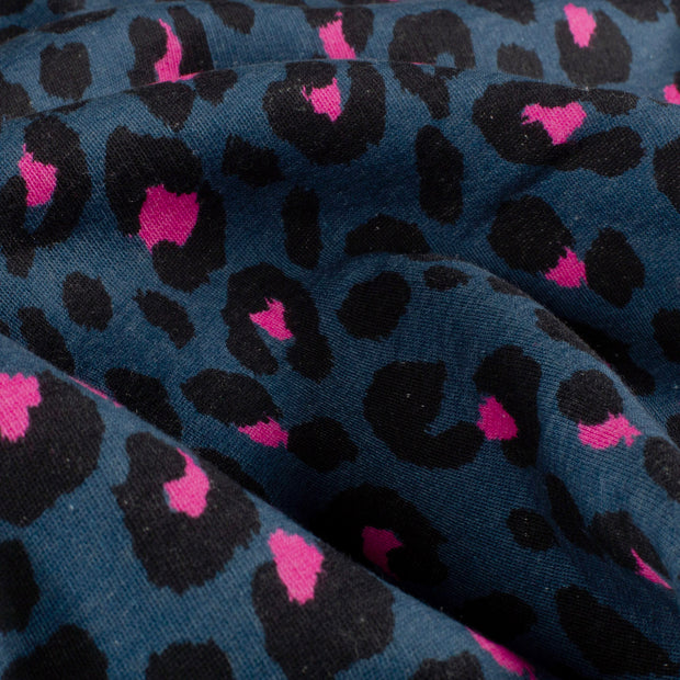 Sweat fabrik Leoparden Marine