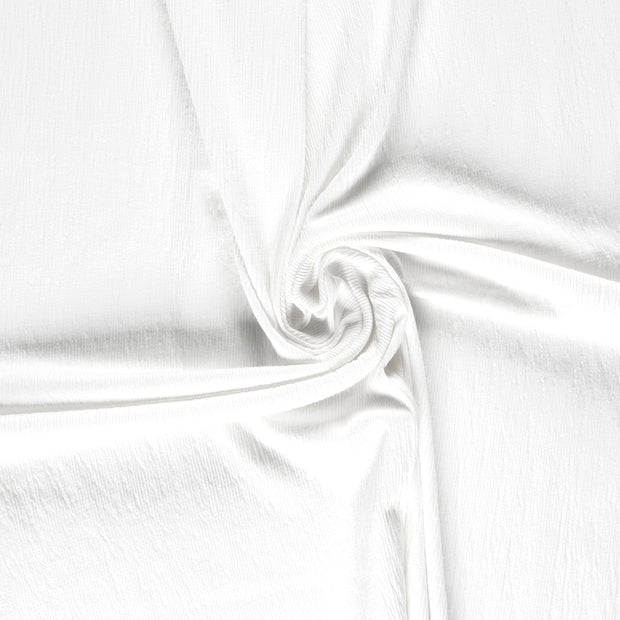 Knitted tissu Blanc cassé peint 