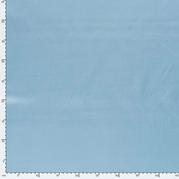 Satin tissu Unicolore Bleu bébé
