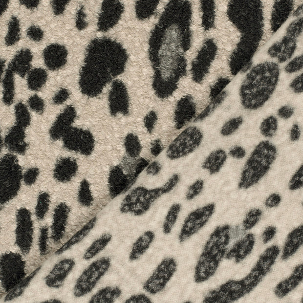 Bouclé tela Animales estampado 