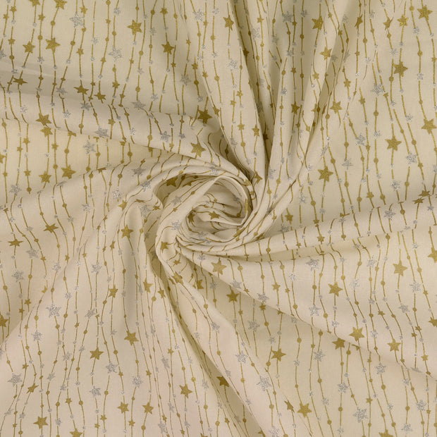  tissu Blanc cassé imprimé 