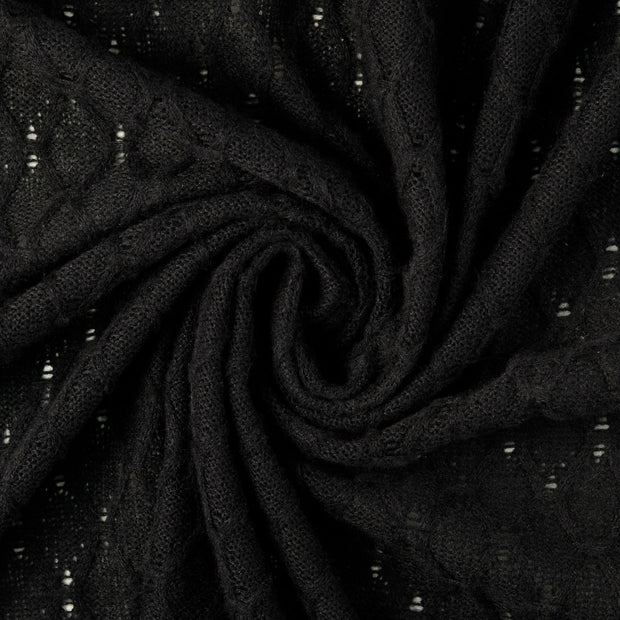 Woven Polyester fabric Black 