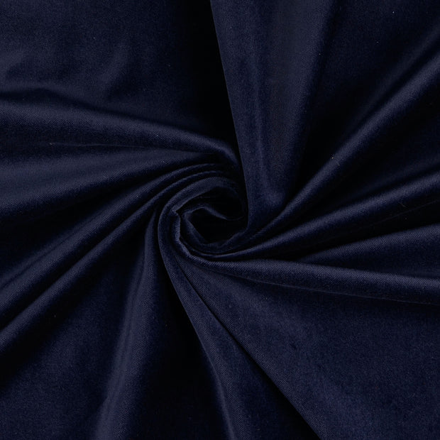 Velours fabric Navy 