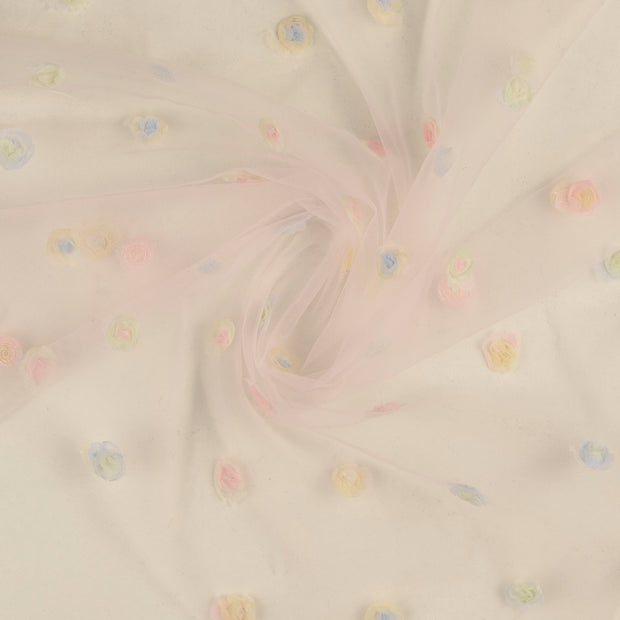 Tule stof Multicolor 