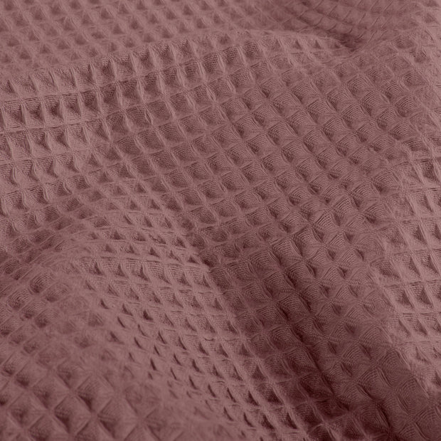 Waffle piqué fabric Unicolour Old Pink