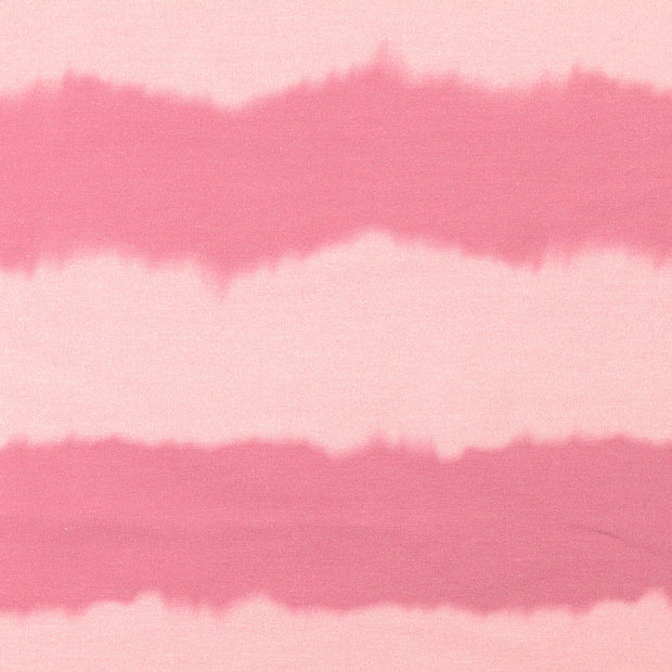 French Terry stof Strepen Oud Roze
