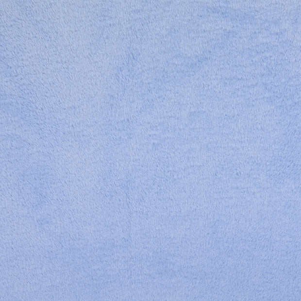 Coral Fleece fabric Unicolour Light Blue