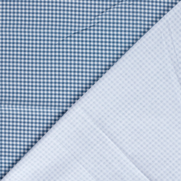 Cretonne fabric Checks digital printed 
