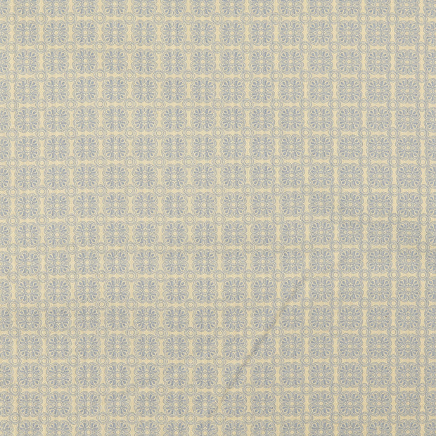 Seersucker fabric Geometric pattern Baby Blue