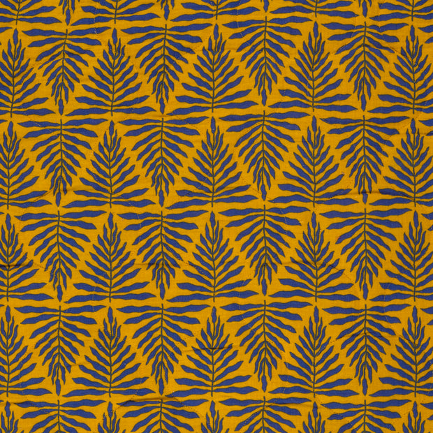 Muslin bounded fabric Oker matte 