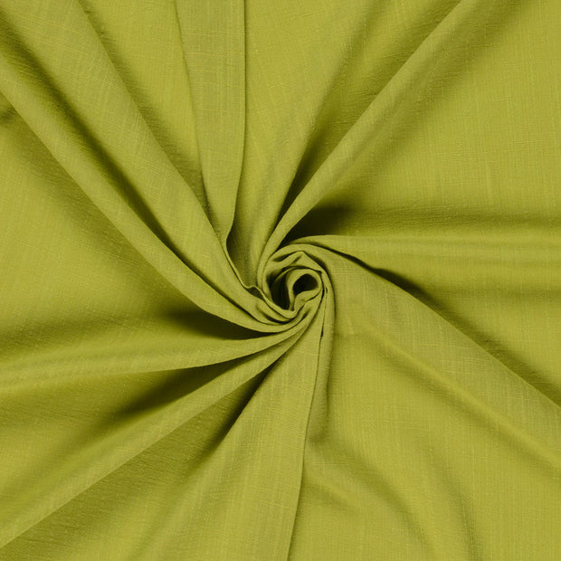 Linen Look fabric Lime Green 