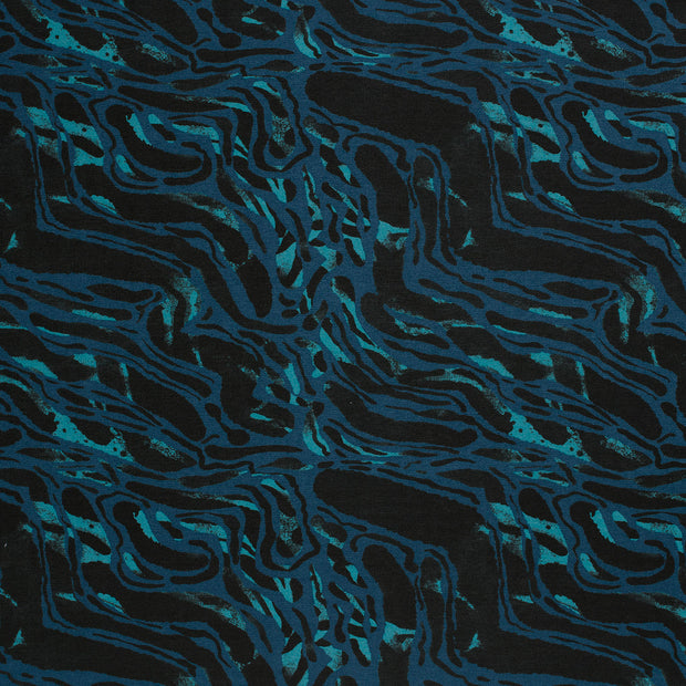 Punta di Roma fabric Steel Blue matte 
