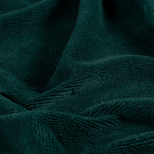 Bambus Fleece fabrik Uni Petrol