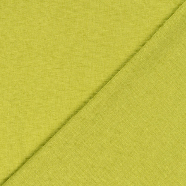 Linen Look fabric Unicolour printed 