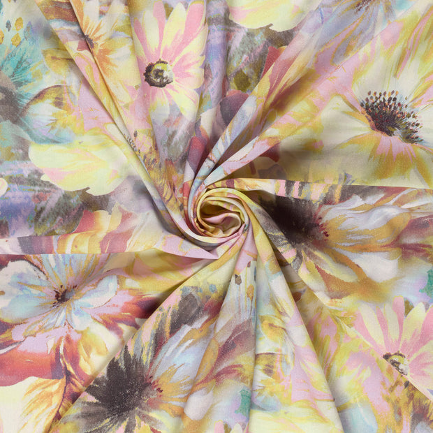 fabric Raspberry digital printed 