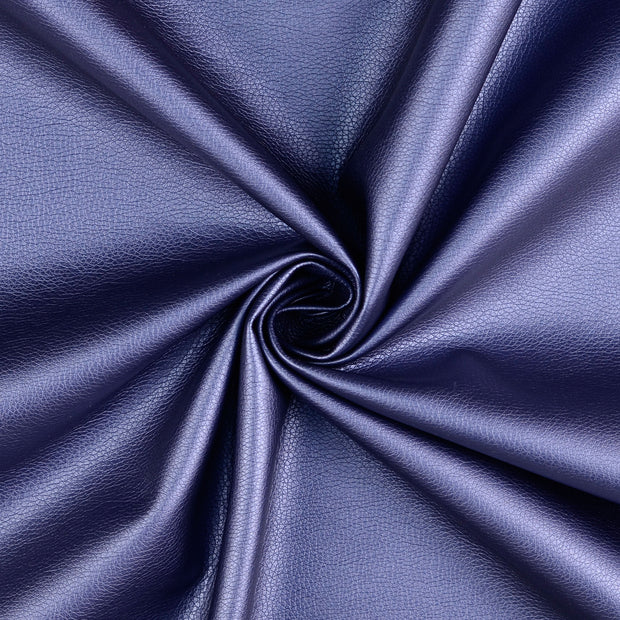 Leather fabric Indigo coated 