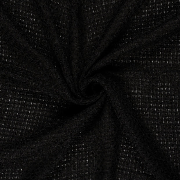 Jacquard fabric Black 