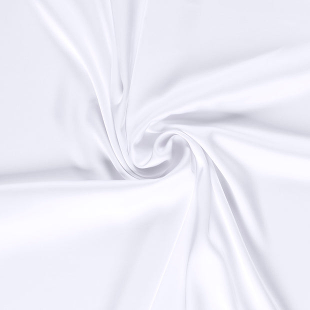 Satin fabric White 