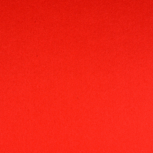 Felt fabric Unicolour Red