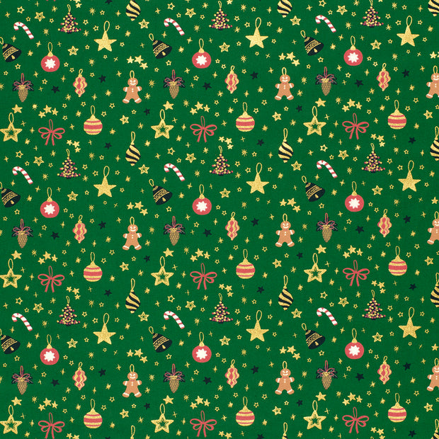 Cotton Poplin fabric Green 