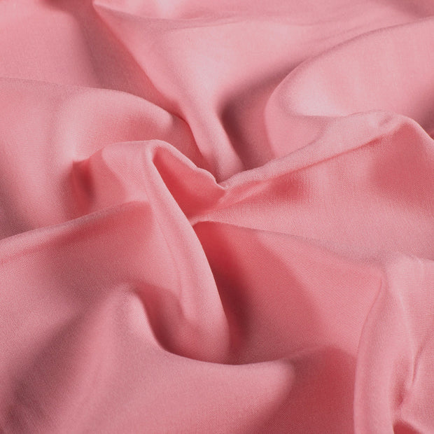 Viscose Poplin fabric Unicolour Pink