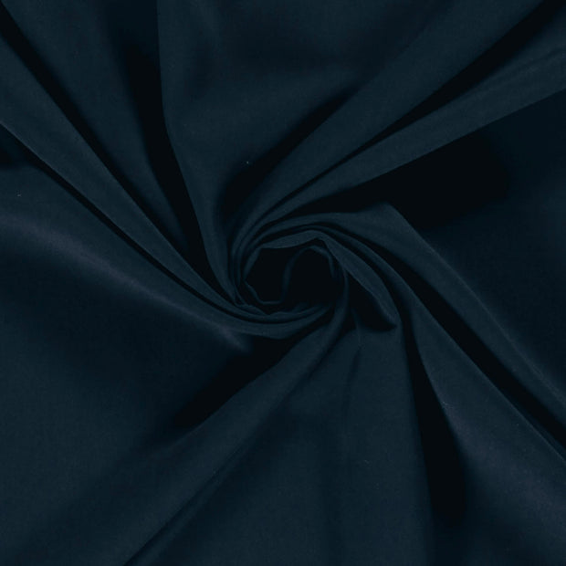 Bamboo Poplin fabric Unicolour Navy