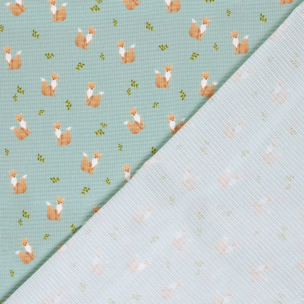 Waffle piqué fabric  