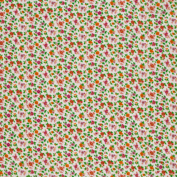 Muslin bounded fabric Abstract Fuchsia