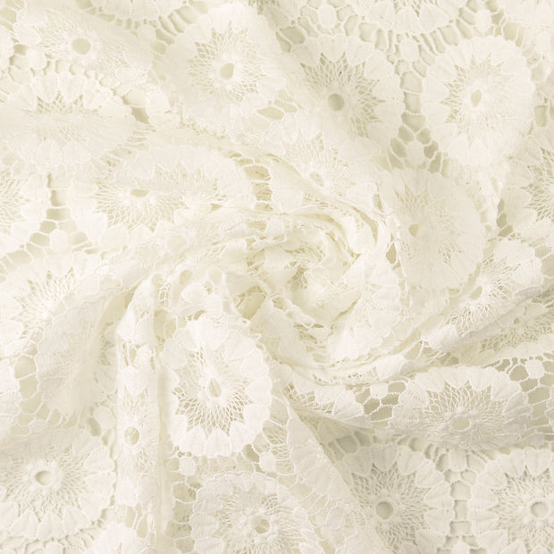 Lace fabric White 