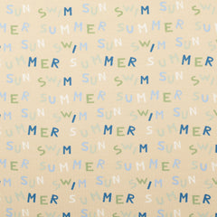 Jersey imprimé écriture Nude