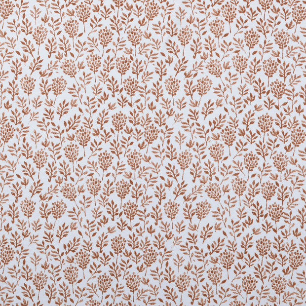 Cotton Jersey fabric Flowers Sky Blue